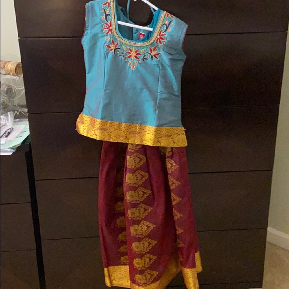 Pretty indian top and skirt